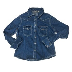 Maurices Denim Button Up